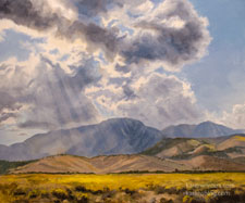 Gold and Glory June Lake Loop painting