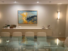 Jewels in the Sand commissioned oil painting contemporary setting