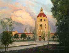 Pasadena City Hall with Clouds